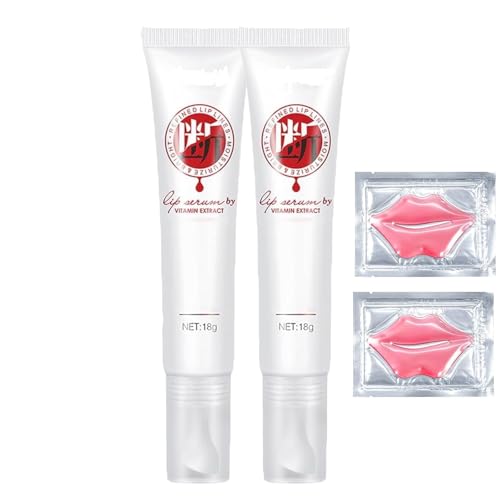 JINSHANE Lip Serum, Jinshane Dark Lip Serum, Jinshane Dark Lip Treatment, Lip Lightening for Dark Lips, Lip Serum for Dry Lips, Lip Balm Moisturizer Nourishing Serum. (2pcs) von Aicoyiu