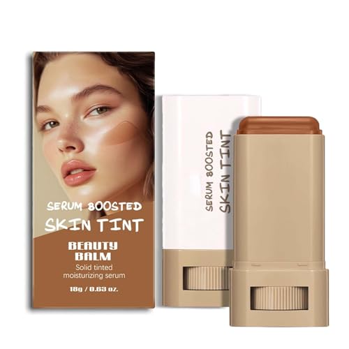 Melambo Skin Tint, Serum Boosted Hydration Beauty Balm, Foundation Stick Beauty Balm Boosted Skin Tint, Solid Tinted Moisturizing Serum Contour Face Stick for Women. (3#) von Aicoyiu
