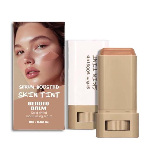 Melambo Skin Tint, Serum Boosted Hydration Beauty Balm, Foundation Stick Beauty Balm Boosted Skin Tint, Solid Tinted Moisturizing Serum Contour Face Stick for Women. (6#) von Aicoyiu