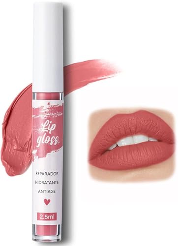 Single Stick Non-stick Cup Matte Mist Velvety Lip Gloss Lip Glaze, Velvet Matte Liquid Lipstick Lipgloss Makeup Sets. (7#, 10cm) von Aicoyiu