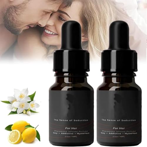 Women Perfume, Enhanced Essence Original Scent, Long Lasting Perfume for Women, Enchanting Scents Unleash Your Charm, A Fragrance That Will Get You Noticed. (2pcs) von Aicoyiu