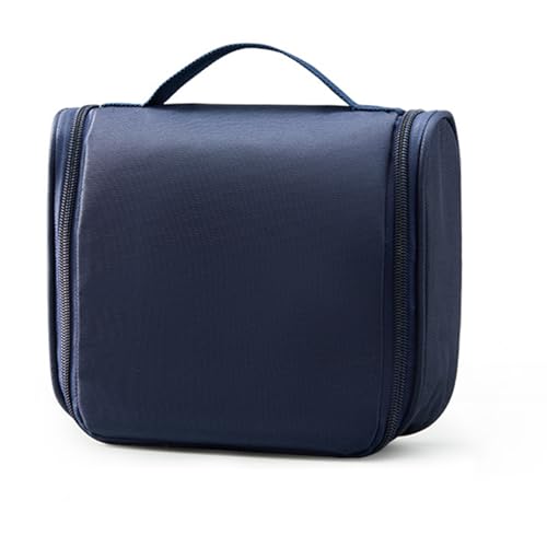 2er Set Kulturtasche zum Aufhängen | Faltbarer Reise Kulturbeutel mit Tragegriff | Multifunktionale Toilettentasche, platzsparende Kosmetiktasche, Waschtasche, Waschbeutel für Männer & Frauen (B) von AidSci