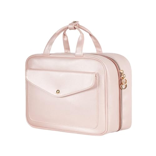 Kulturtasche zum Aufhängen Faltbarer Reise Kulturbeutel mit Tragegriff Multifunktionale Toilettentasche, platzsparende Kosmetiktasche Waschtasche Waschbeutel für Männer & Frauen (B) von AidSci