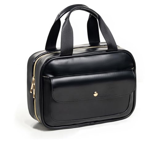 Kulturtasche zum Aufhängen Faltbarer Reise Kulturbeutel mit Tragegriff Multifunktionale Toilettentasche, platzsparende Kosmetiktasche Waschtasche Waschbeutel für Männer & Frauen (D) von AidSci