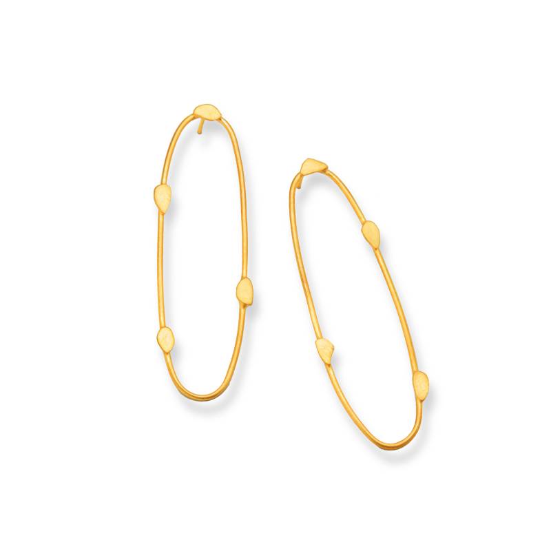 Gold Ivy Ohrringe, Minimale Ovale Creolen, Statement Reifen, Geschenk Für Freundin, Wired Reifen Mit Blättern Gold Ivy Ohrringe, Minimale Ovale Creolen, Statement Reifen, Geschenk Für Freundin, Wired Reifen Mit Blättern von AidaPekinJewellery