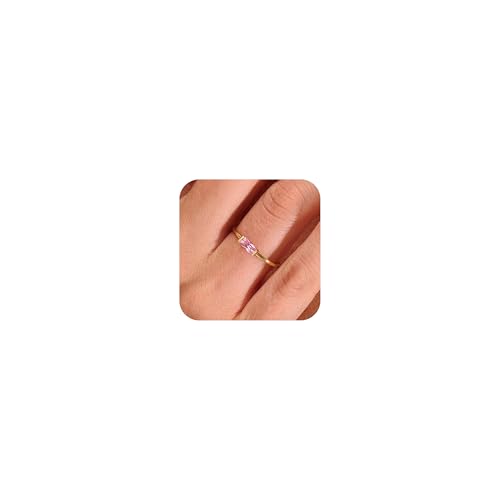 Aidenn Geburtsstein Ringe Gold für Frauen Damen,14K Vergoldet, Stapelbarer Turmalin Ring für Mädchen, Geschenke zum Geburtstag der Mütter, Verlobungs, Hochzeits und Versprechensringe Schmuck 60cm Aidenn Geburtsstein Ringe Gold für Frauen Damen,14K Vergoldet, Stapelbarer Turmalin Ring für Mädchen, Geschenke zum Geburtstag der Mütter, Verlobungs, Hochzeits und Versprechensringe Schmuck 60cm von Aidenn