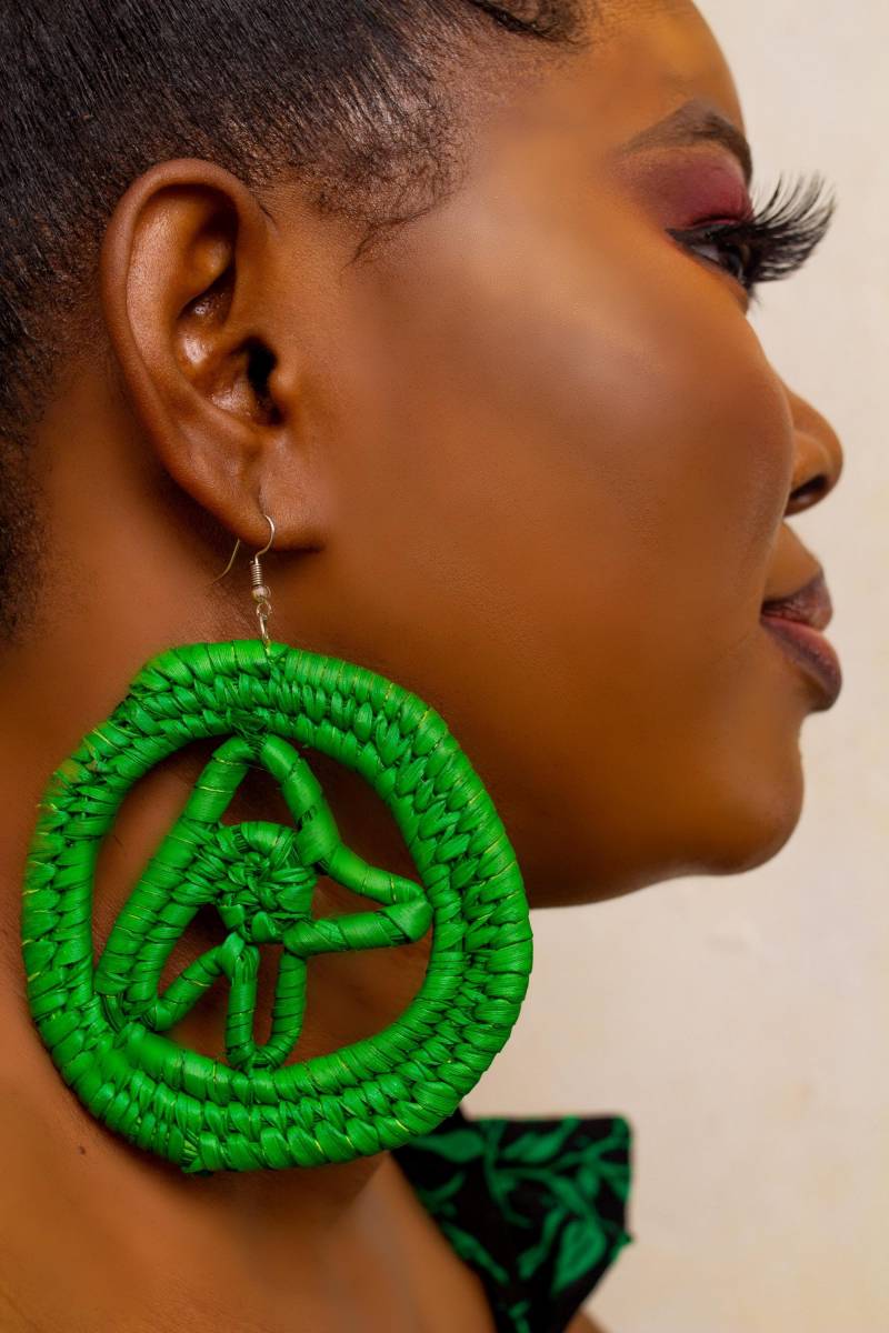 Handmade Rattan Ohrring | Boho Ohrringe Mode Baumelt Schmuck Für Frauen|Handgemachte Aus Gewebtem Raffia von AiesosaFashion