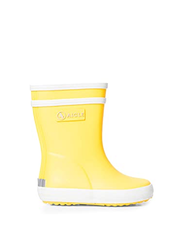 Aigle Unisex Kinder Baby Flac Stiefel, Gelb Jaune New, 21 EU von Aigle