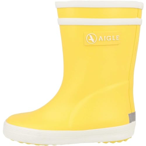 Aigle Unisex Kinder Baby Flac Stiefel, Gelb Jaune New, 21 EU von Aigle