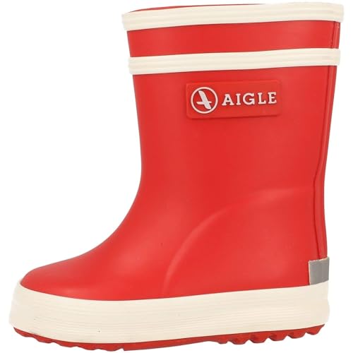 Aigle Unisex-Kinder Baby Flac Gummistiefel, Rot (Rouge New), 19 EU von Aigle