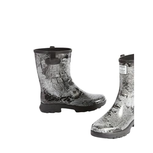 Aigle Damen ALYA Print Halblange Stiefel, Blanc PR1, 40 EU von Aigle