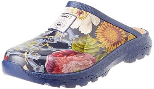 Aigle Damen Corlay Print Holzschuh, 0023p Seedpearl Cream Pr, 35 EU von Aigle