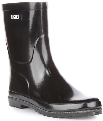 Aigle Damen Eliosa Bottil Gummistiefel, Schwarz, 40 EU von Aigle