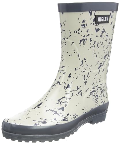 Aigle Damen Eliosa Bott Pt Gummistiefel, Print Snow, 35 EU von Aigle