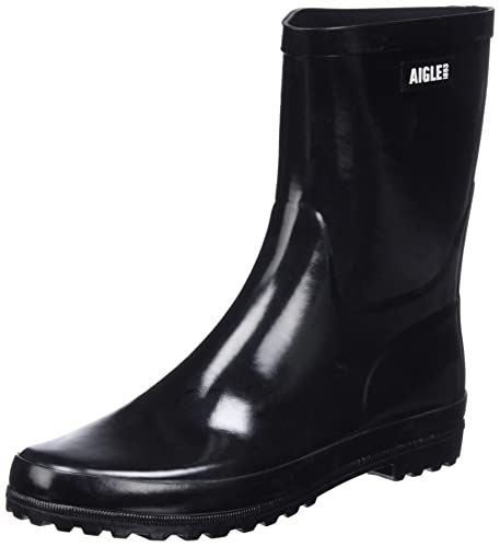 Aigle Damen Eliosa Bottil Noir Gummistiefel, Schwarz, 39 EU von Aigle