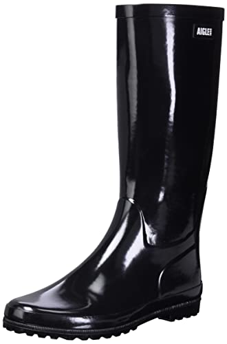 Aigle Damen Eliosa Gummistiefel, Schwarz, 40 EU von Aigle