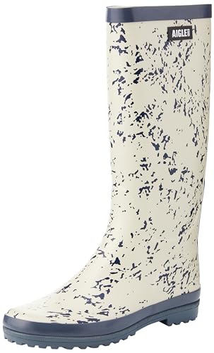 Aigle Damen Eliosa Pt Gummistiefel, Print Snow, 38 EU von Aigle