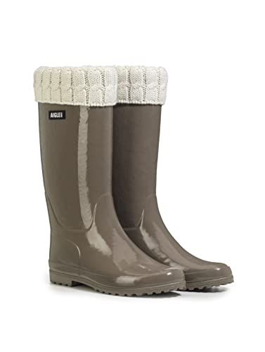 Aigle Damen Eliosa Winter Gummistiefel, Kastanienbraun, 41 EU von Aigle