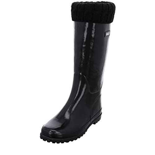 Aigle Damen Eliosa Winter Gummistiefel, Schwarz, 40 EU von Aigle