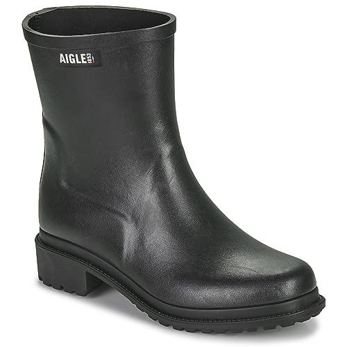 Aigle Damen Fulfeel Mid Nl Gummistiefel, Schwarz, 40 EU von Aigle