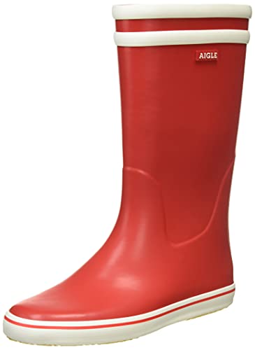 Aigle Damen Malouine Bt Gummistiefel, Rot (Rouge Blanc), 35 EU von Aigle