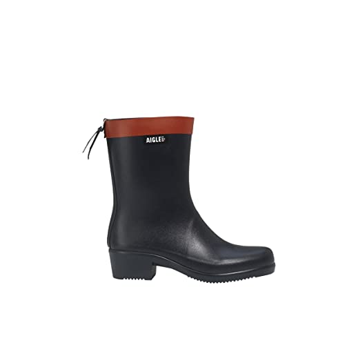 Aigle Damen Myrica Mid Gummistiefel, Marine, 40 EU von Aigle