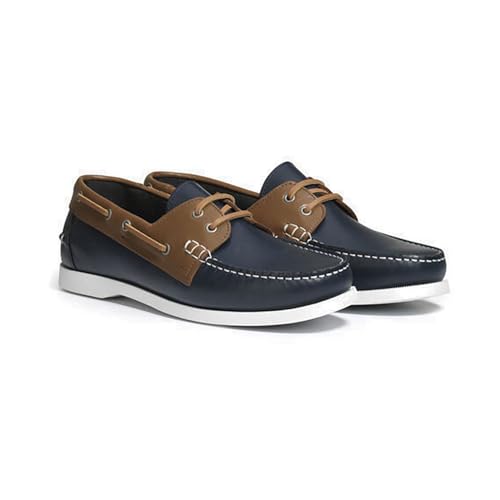Aigle Damen New Nubila Ltr Bootsschuh, Marineblau, Braun, 40 EU von Aigle
