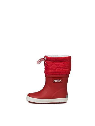 Aigle Giboulée 2 Gummistiefel, Rot/Weiß, 34 EU von Aigle