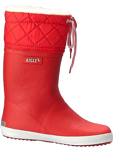 Aigle Jungen Unisex Kinder Giboulee 2 Gummistiefel, Rot Weiß, 20 EU von Aigle