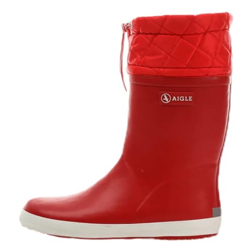 Aigle Unisex-Kinder Giboulée Gummistiefel Rot (rouge / blanc 8) 27 EU von Aigle