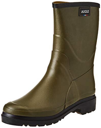 Aigle Herren Bison Gummistiefel, Khaki, 42 EU von Aigle