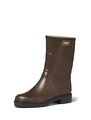 Aigle Herren Bison Gummistiefel, Braun, 46 EU von Aigle