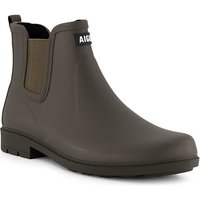 Aigle Herren Chelsea Boots grün Gummi von Aigle