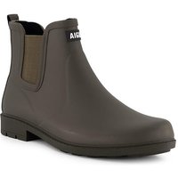 Aigle Herren Chelsea Boots grün Gummi von Aigle