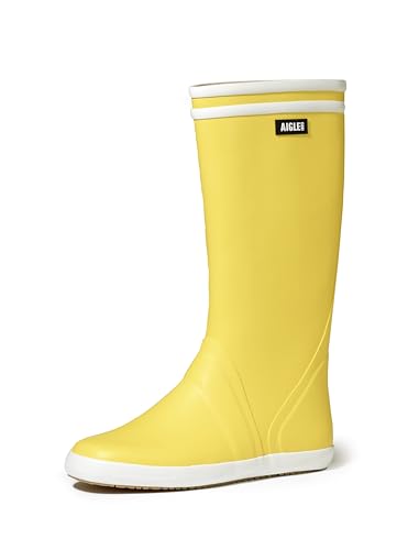 Aigle Herren Goeland Gummistiefel, Gelb/Weiß 2, 43 EU Aigle Herren Goeland Gummistiefel, Gelb/Weiß 2, 43 EU von Aigle