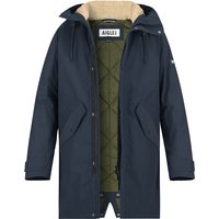 Aigle Herren Parka blau Mikrofaser unifarben von Aigle