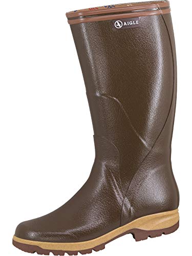 Aigle Herren TANCAR PRO Regenstiefel, Kleiner Silberner Stil, 42 EU von Aigle