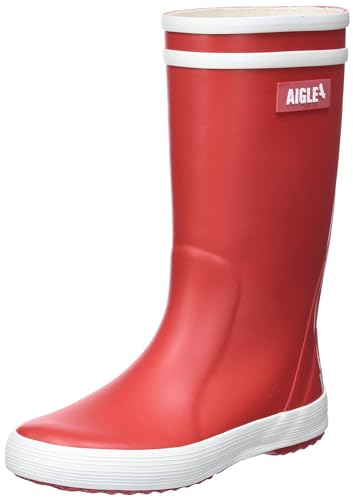 Aigle Jungen Unisex Kinder Lolly Pop 2 Gummistiefel, Rot/Weiß, 24 EU von Aigle