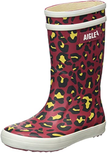 Aigle Jungen Unisex Kinder Lolly Pop Play2 Gummistiefel, Leopard, 27 EU von Aigle