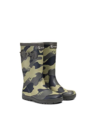Aigle Jungen Unisex Kinder Woody-pop Pt 2 Gummistiefel, Camou Khaki, 33 EU Aigle Jungen Unisex Kinder Woody-pop Pt 2 Gummistiefel, Camou Khaki, 33 EU von Aigle