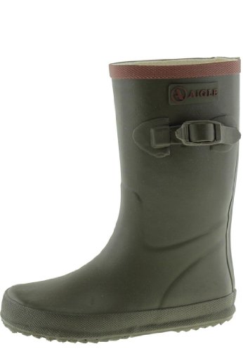 Aigle Kinder Perdrix Gummistiefel für Jungen und Mädchen, 20, Grün (Kaki 7) von Aigle