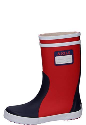 Aigle Lolly POP Label IND Gummistiefel, Rouge/Indigo/Blanc, 28 EU von Aigle