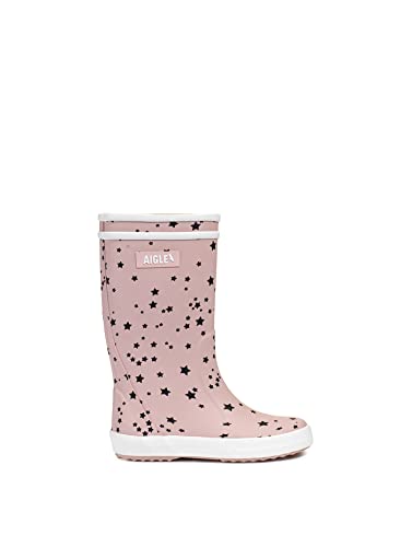 Aigle Lolly Pop Play2 Gummistiefel, Mehrfarbig Pink Stars, 24 EU von Aigle
