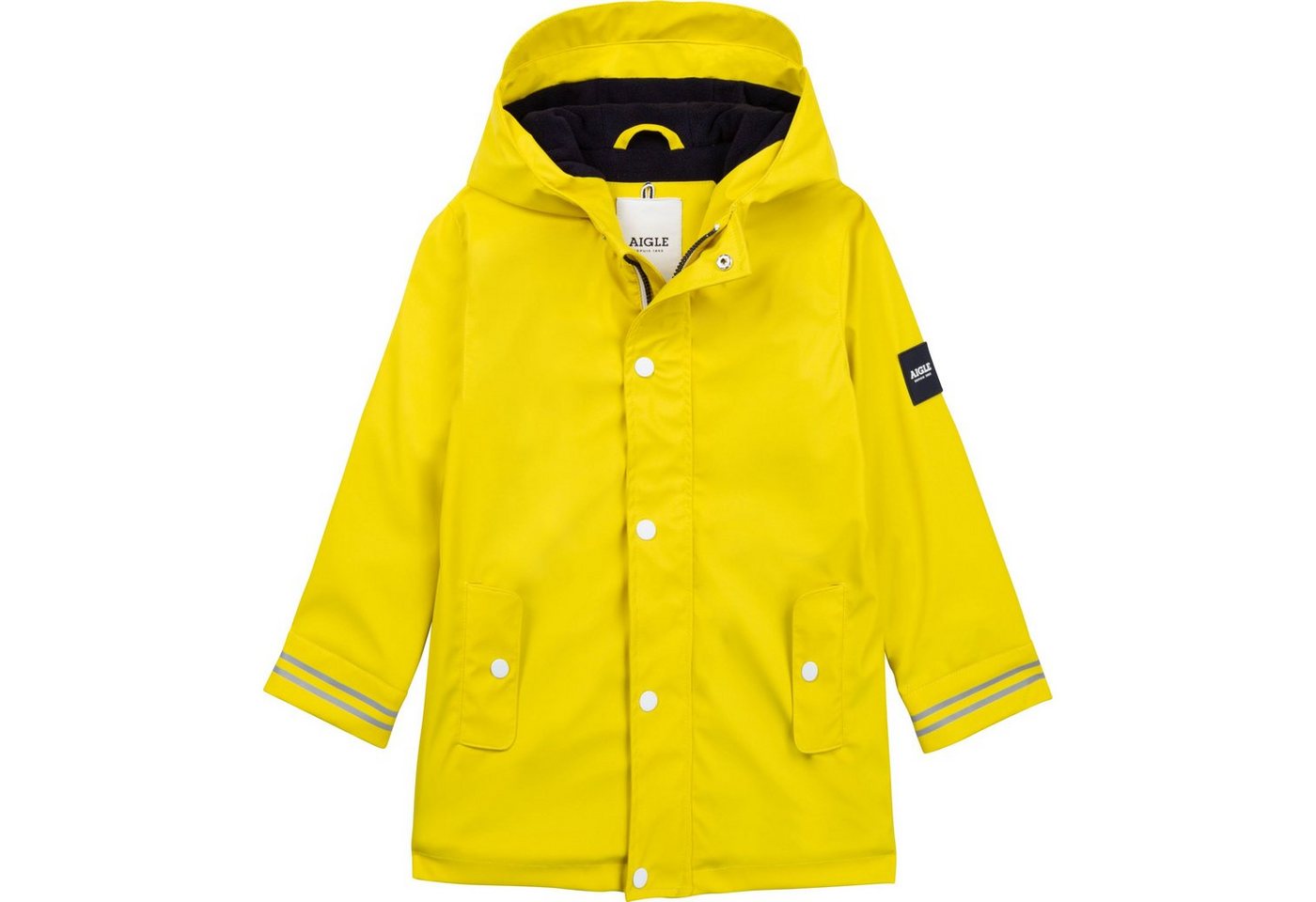 Aigle Regenmantel AIGLE Kinder Regenjacke / Regenmantel in blau mit Kapuze von Aigle