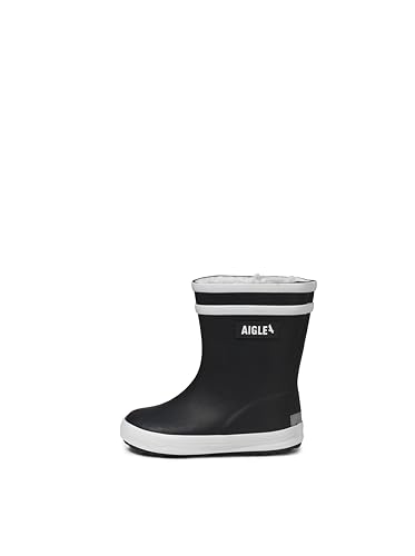 Aigle Unisex Baby FLAC FUR 2 Gummistiefel, Marine, 21 EU von Aigle