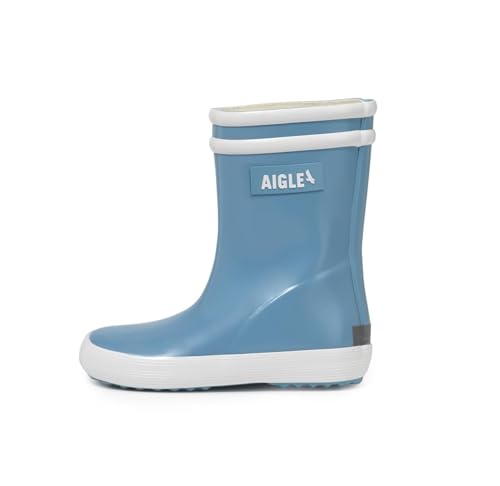 Aigle Unisex Baby Flac 2 Gummistiefel, himmelblau, 19 EU von Aigle