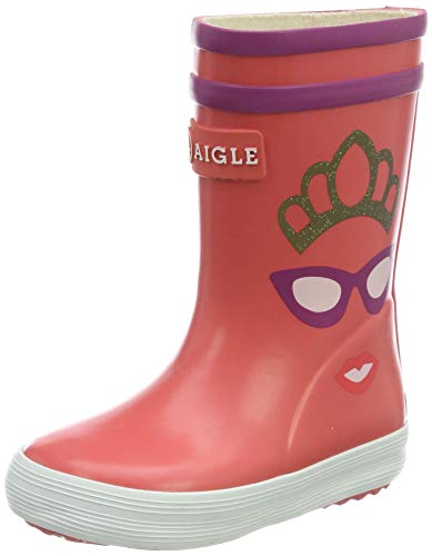 Aigle Unisex Kinder Baby Flac Gummistiefel, Pink Princesse 001 von Aigle