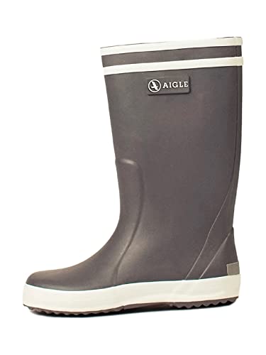 Aigle Unisex-Kinder Lolly Pop Gummistiefel Grau (Charcoal) 35 EU(2.5 UK) von Aigle