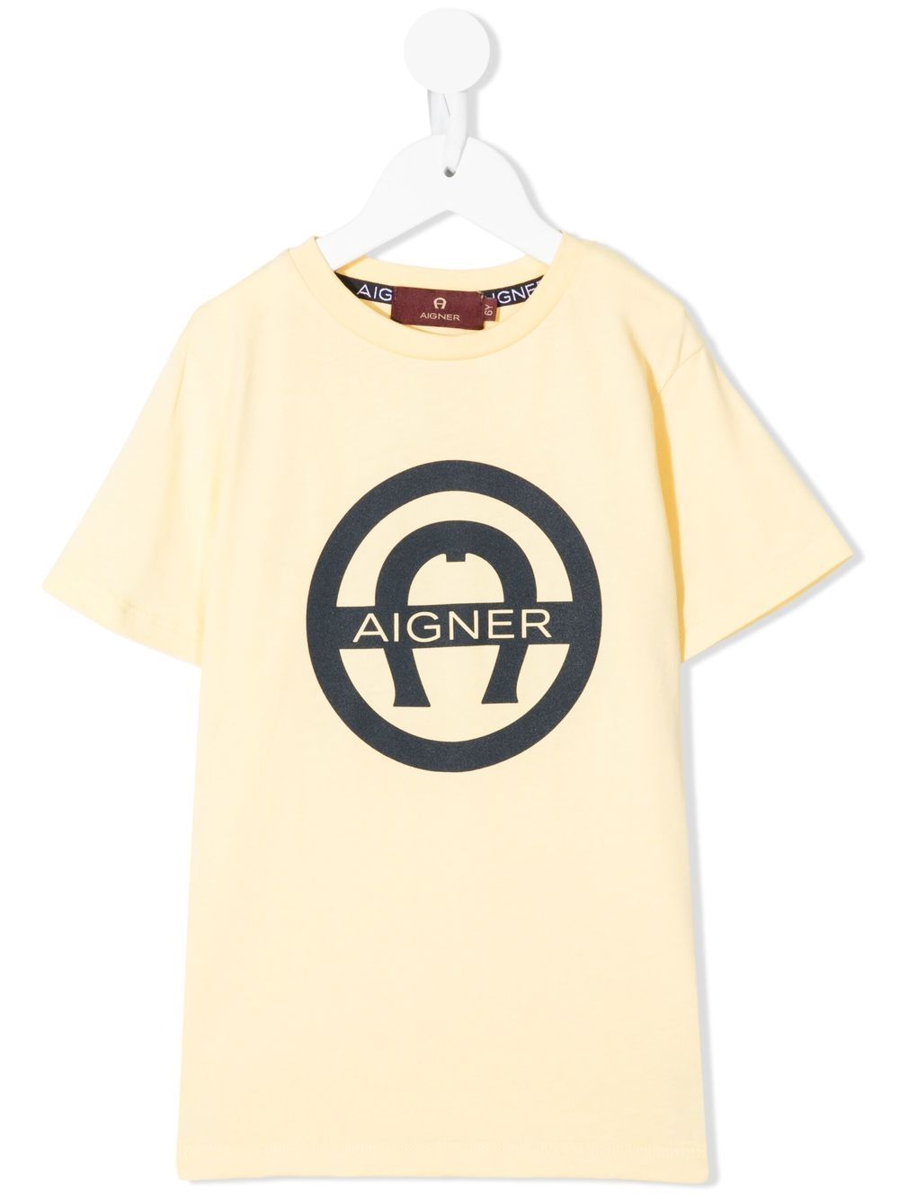 Aigner Kids T-Shirt mit Logo-Print - Gelb von Aigner Kids