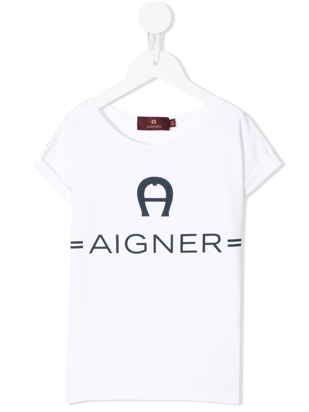 Aigner Kids T-Shirt mit angeschnittenen Ärmeln - Weiß von Aigner Kids